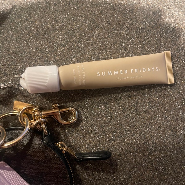 Keychain Accessories Lip Balm Chunky Keychain Cap Chapstick