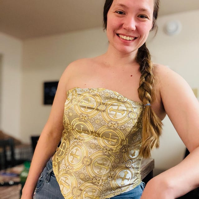 Corset Style Drop Waist Dress Sewing Pattern (PDF Digital Download) - Etsy