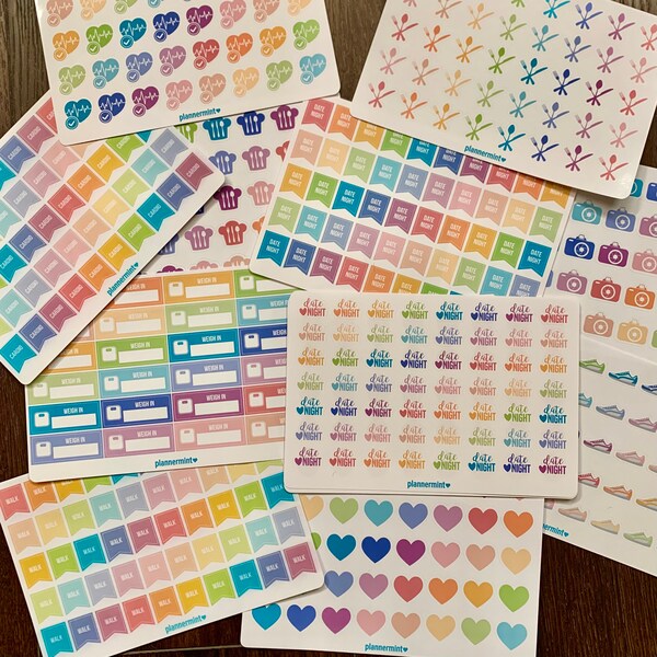 Camera Planner Stickers Icon Erin Condren Life Planner Happy Planner ...