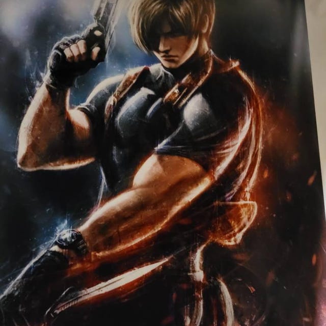 Leon Kennedy (RE4) - Limited Edition Fine Art Print - Leon Poster