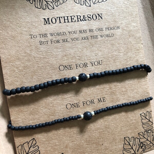 Black Macrame Bracelet for Men, Men's Bracelet With Toho Beads ...