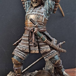 Iron Maiden Eddie Samurai Warrior Figure. Trooper Beer Sun and
