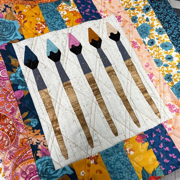 Paint Brush FPP Pattern - Etsy
