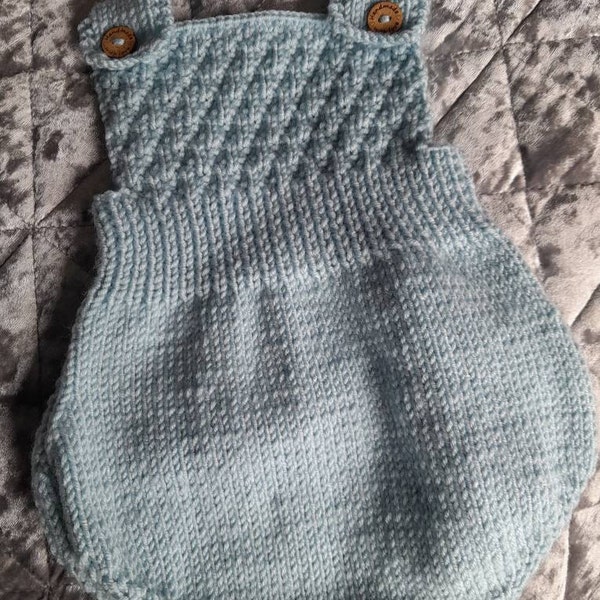 Pineapple Romper Knitting Pattern | Baby Romper PDF Knitting Pattern ...