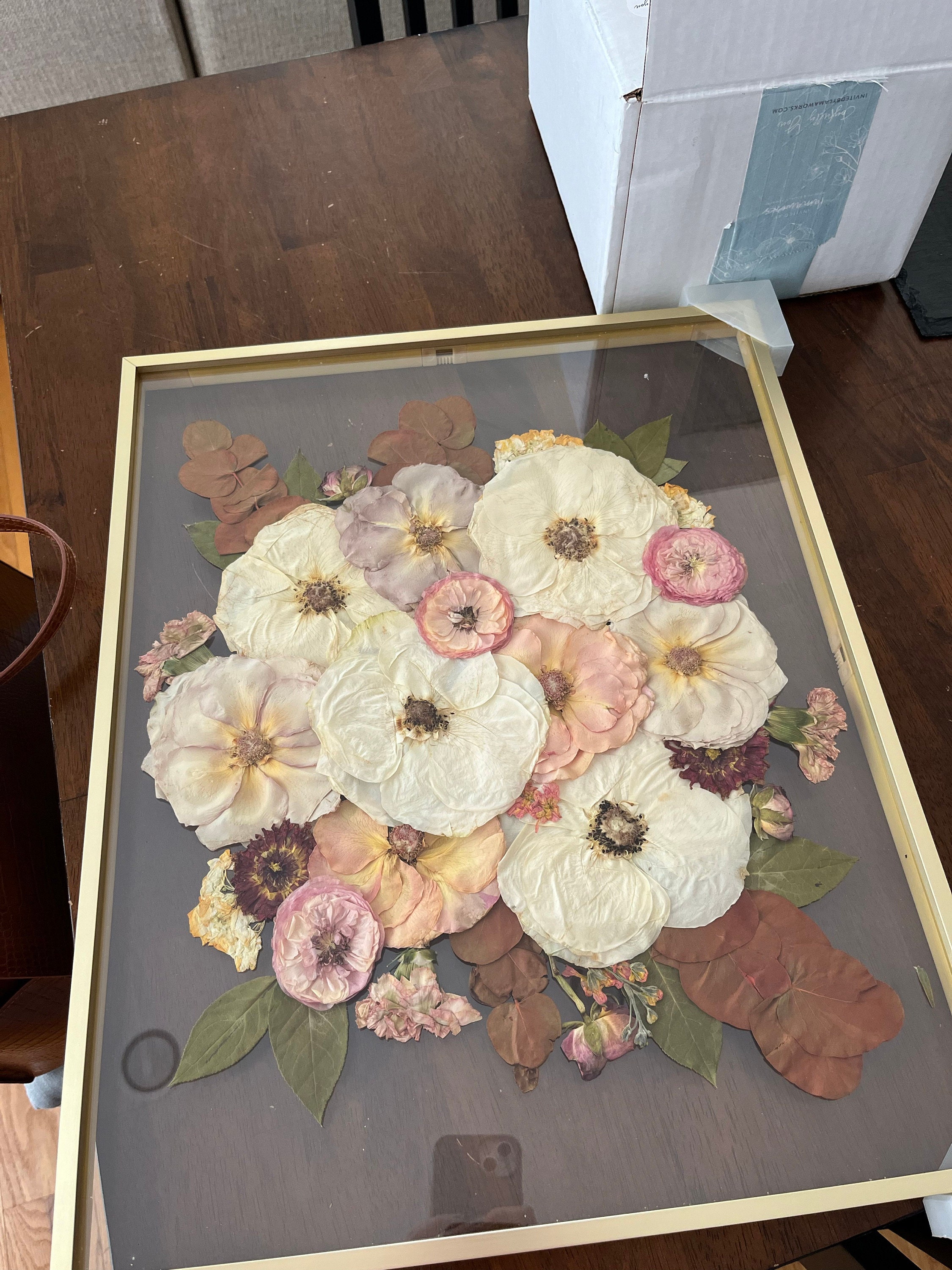 Preserved flowers from Etsy buyer's etsy review