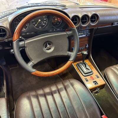 Genuine Mercedes Shifter Zebrano Console Wood W124 1986-1995 With Heated Seats