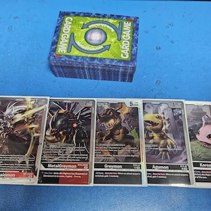 Digimon Card Sleeves With Vintage Design (50 Pack) - Etsy