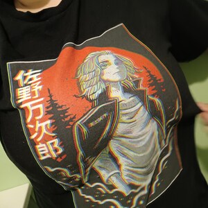 T-shirt Cowboy Bebop, t-shirt Spike Spiegel, t-shirt Ed & Jet, t-shirt rétro, cadeau unisexe, style vintage, pour elle ou lui