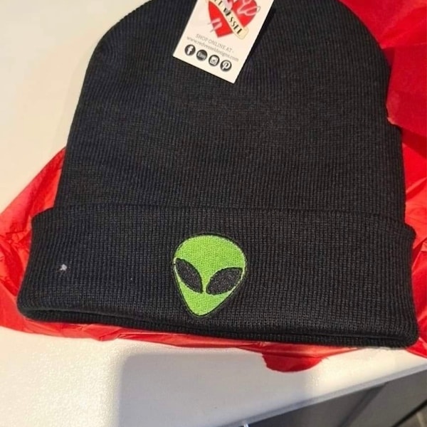 Ratty Cat Patch Beanie