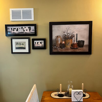 Bonnie Mohr 'Farming' Art Print - COW292A - Choose Framed Or Plaque Finish