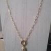 Classic Pearl 3mm Bracelet - Love Gold Charm - Extends main image 1