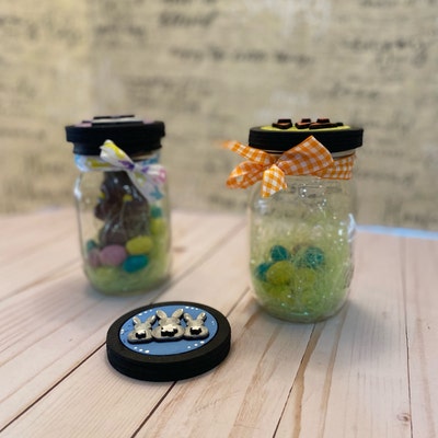 Mason Jar Lid Interchangeable Frame SVG File Laser Cut File ...