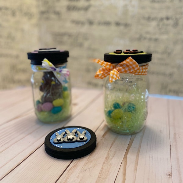 Mason Jar Lid Interchangeable Frame SVG File | Laser Cut File ...
