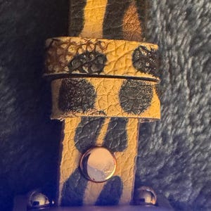 Slim Apple Watch Band 38mm 40mm 41mm 42mm 44mm 45mm 46mm 49mm,Leather Watchband,Leopard Pattern Apple Watch Strap,Gray iWatch Bracelet love