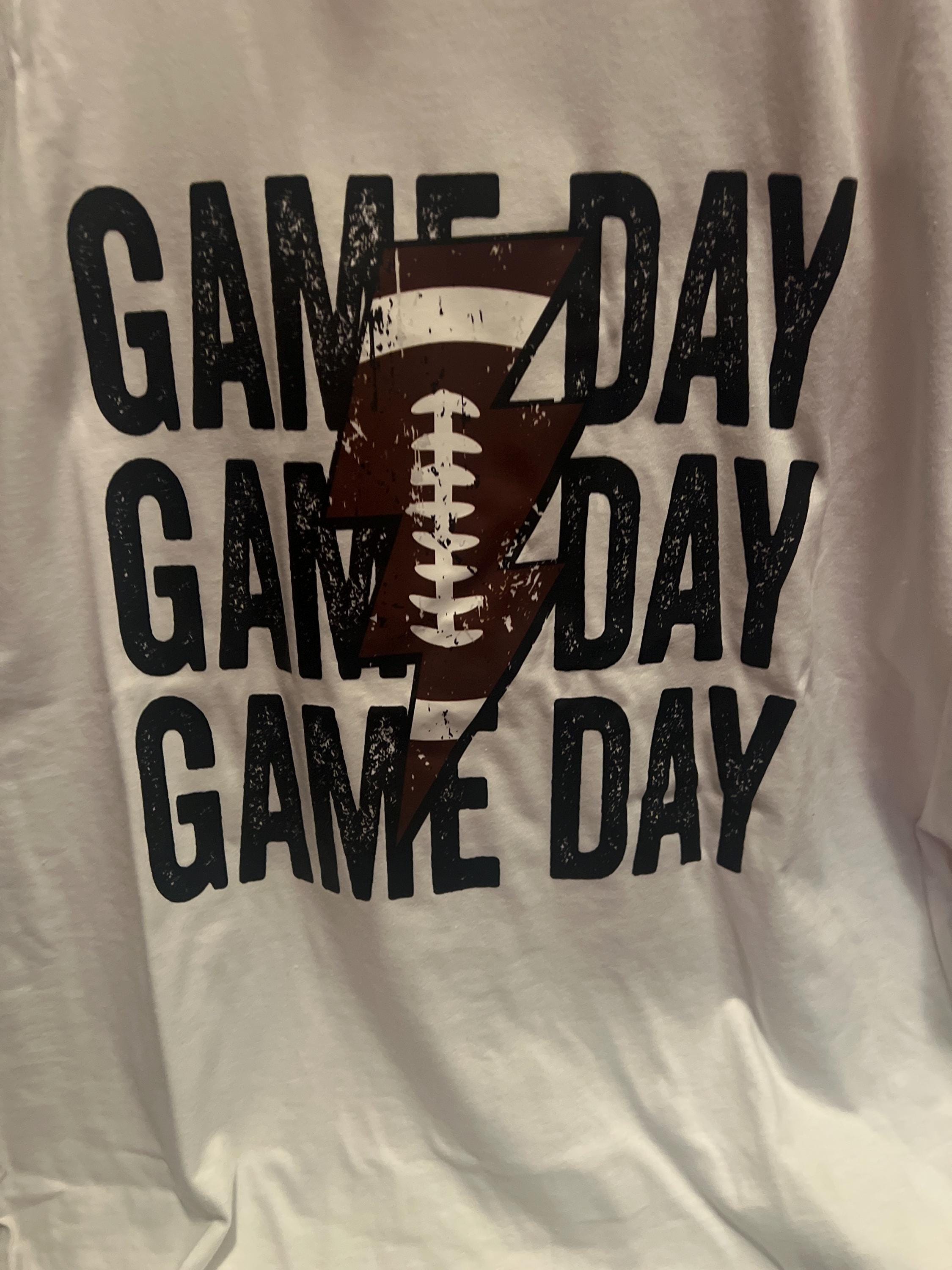 Personalized Football Game Day Shirt, Custom Game Day Mom Football Tee, Child Name & Number Football Game Season Shirt, Game Day Sports Tee