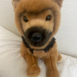 ESSA ジャーマンシェパード犬 感情支援ぬいぐるみ 名入れギフト玩具