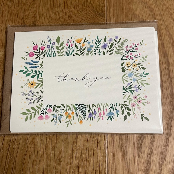 Set of Thank You Notecards - Wedding Birthday Christmas Christening ...