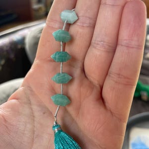 Natural Blue Green Turquose Faceted Tumbles 10mm To 13mm | Etsy