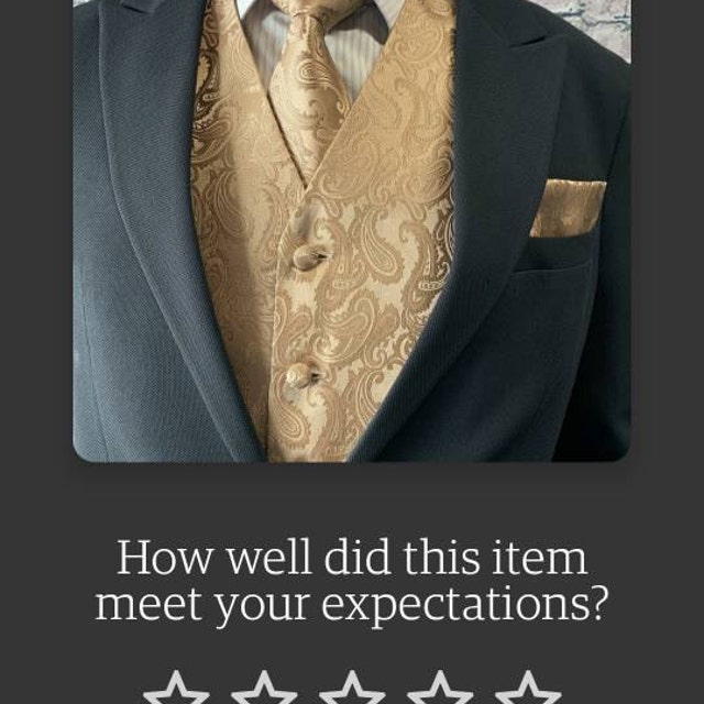 Champagne Vest And Bow Tie For Men Best Tuxedo Men's Formal, Prom, Wedding, Homecoming, Cruise Tuxedo Vest Bow Tie Hankie Set In Hunter Green Paisley L White Vest For Men - Foto 7