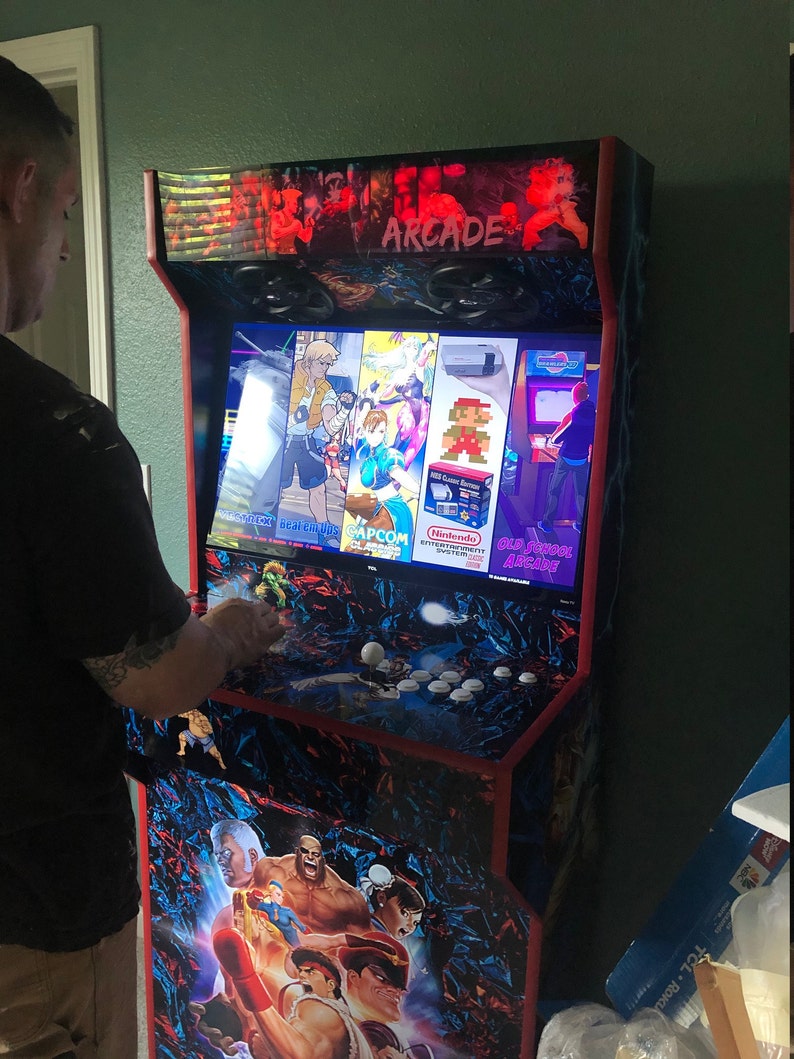 Arcade setup shared by Teresa Ochoa