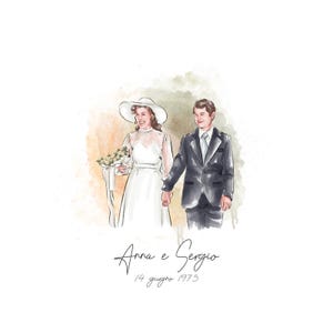 Couple Portrait, Family Portrait, Watercolor Portrait, Couple Painting, Gift For Him, Couple Illustration, Engagement Gift, Father's Day