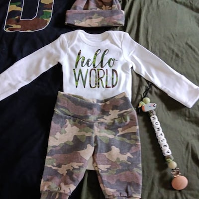 Newborn Unisex Coming Home Outfit, Gender Neutral Baby Outfit, Unisex ...