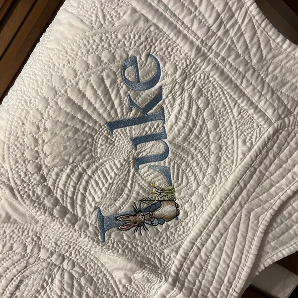 Personalized Heirloom Wedding/anniversary Quilt, Custom Name Blanket ...