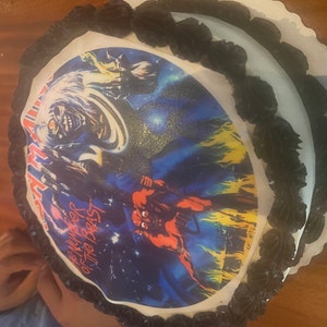 Heavy Metal Band Edible Cake Topper Maiden ACDC Manowar ... Its Your ...