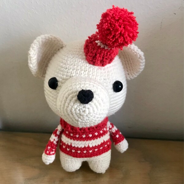Pjotr the Polar Bear Amigurumi Crochet Pattern PDF - Christmas Crochet ...