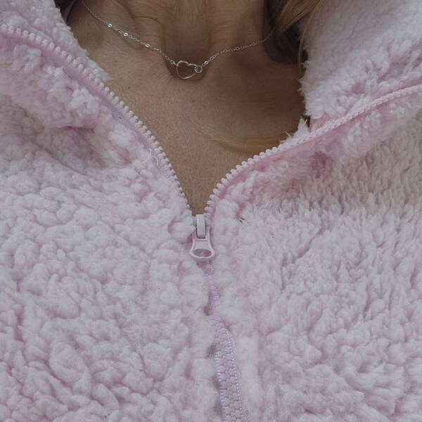 Silver Heart Choker main image 1