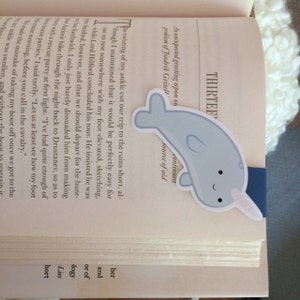 Narwhal Magnetic Bookmark Jumbo | Etsy