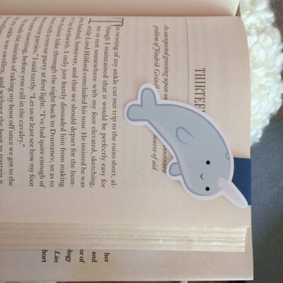 Narwhal Magnetic Bookmark jumbo - Etsy