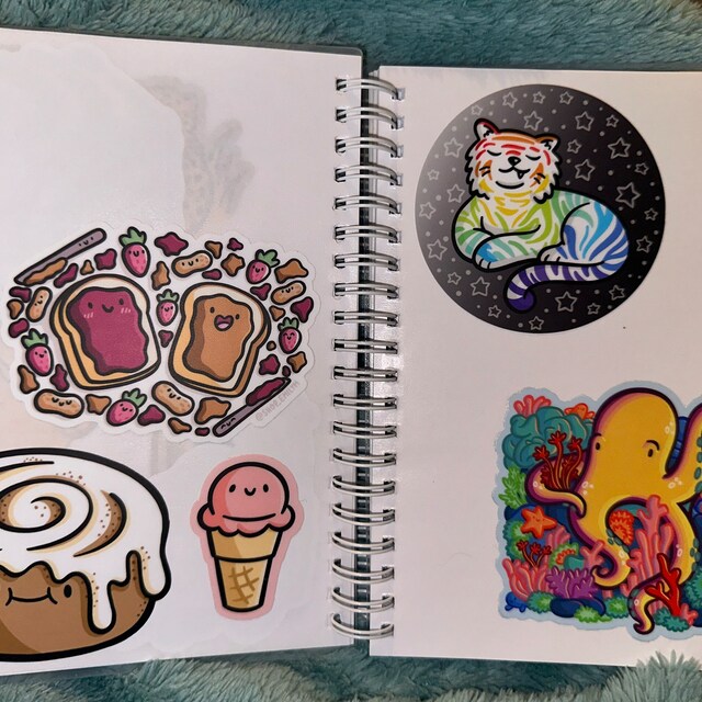 Cinnamon Roll Sticker | Weatherproof Vinyl Sticker | Waterproof