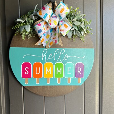 Front Door Decor Funny Door Sign Welcome Just Kidding Please Go Home ...