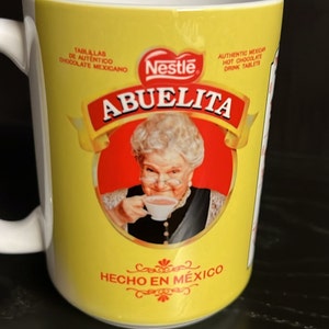 Chocolate Abuelita Mug Design, Sublimation Design for 12 15 Oz