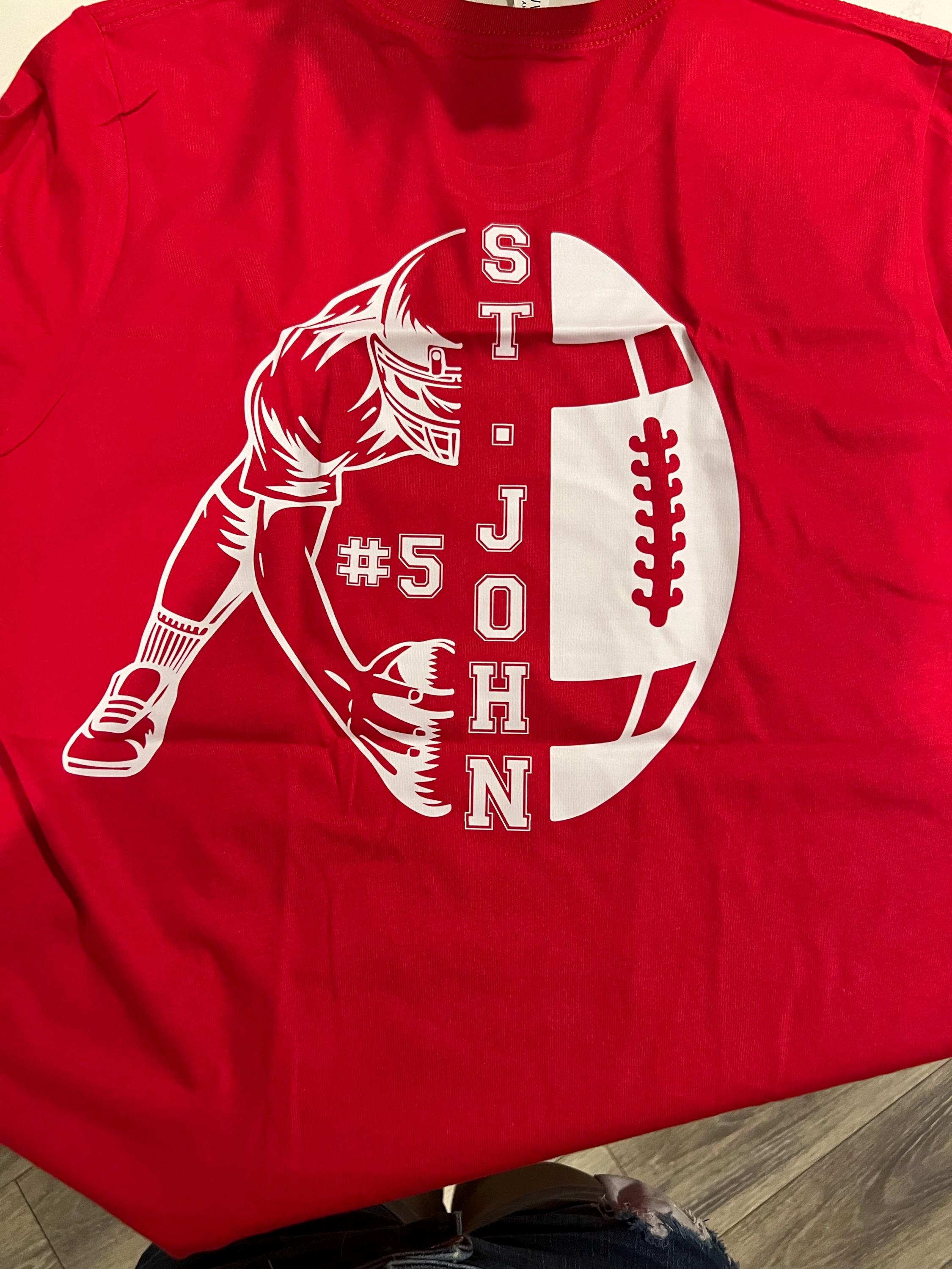 Customized Football Mom Sweatshirt, Your Name Football Shirt, Football Shirt, Game Day Shirt, Football Season Shirt, Football Mom Shirt