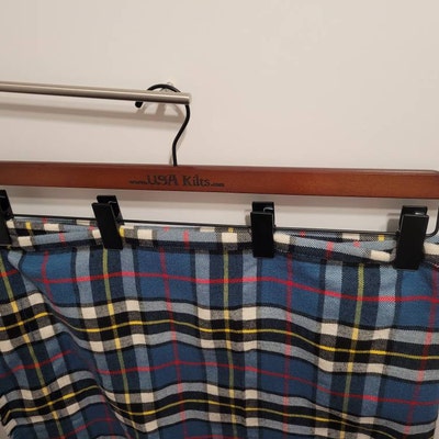 USA Kilts Heavy Duty Wide Wooden 4 Clip Kilt Hanger - Etsy