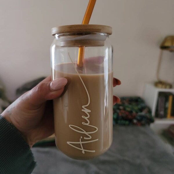 Personalized Tumbler | Tumbler With Straw | Personalized Tumbler With Straw | 18oz Beercan ...