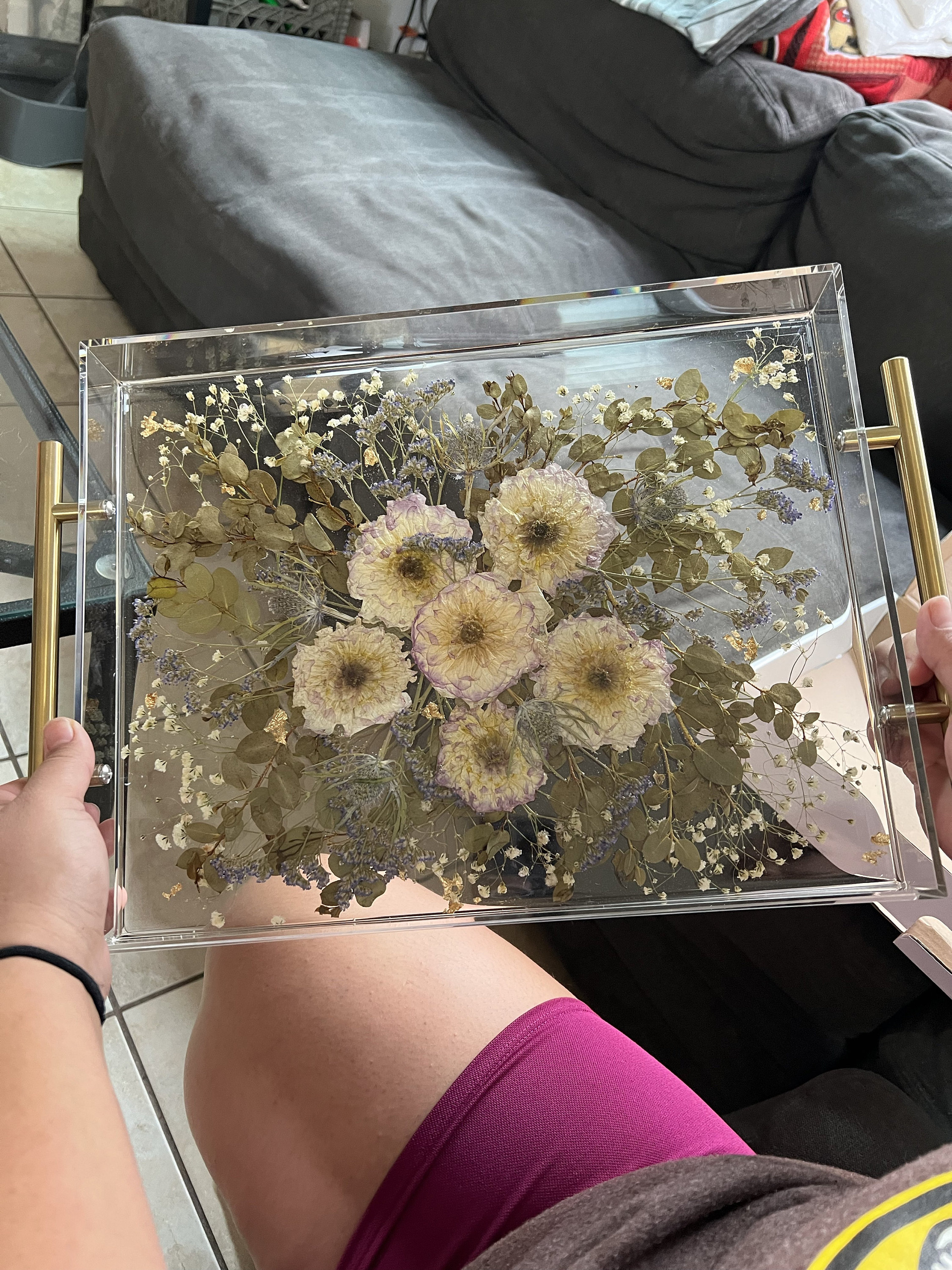 Preserved flowers from Etsy buyer's etsy review