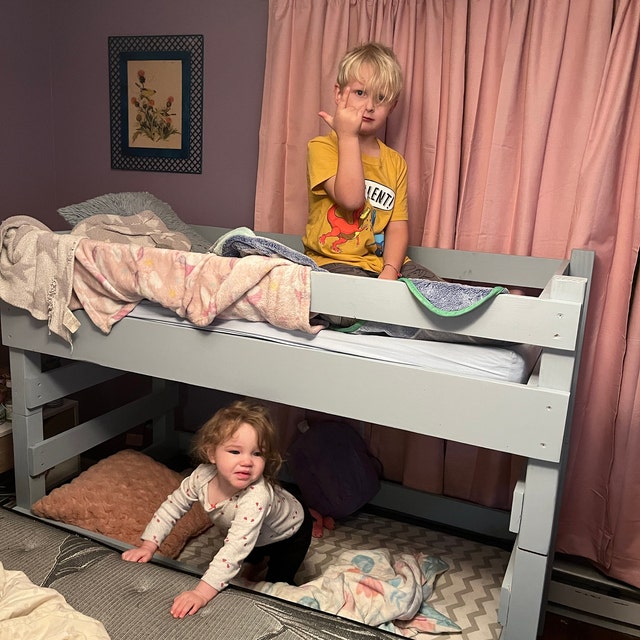 Toddler Bunk Bed Do It Yourself (DIY) Plans (fits a Crib Size