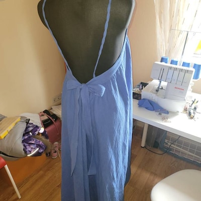 Smultron Dress PDF Sewing Pattern, Sizes 00-30, Summer Resort Wear ...