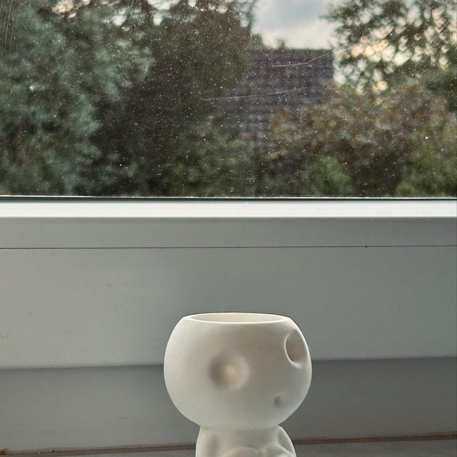 Kodama Planter - Studio Ghibli Inspired Indoor Pot - Decor - Mini