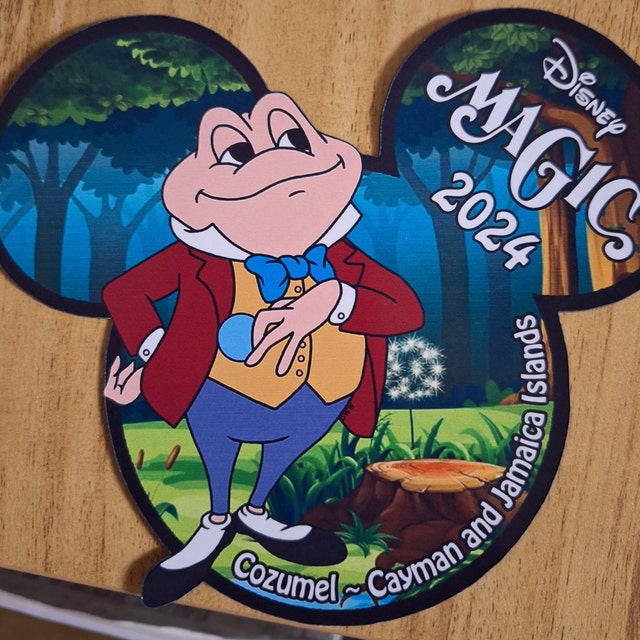 Disney Cruise Door Magnet - Mr Toad Magnet - Mr Toad Wild Ride