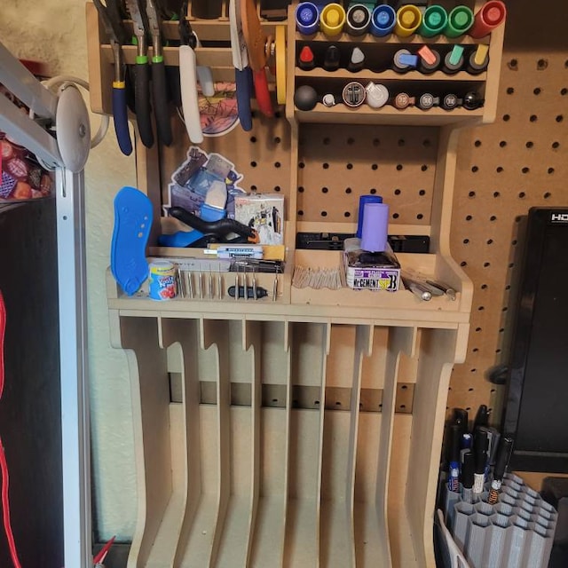 Lederen Craft Tool Houder 98 Gaten Lederen Craft Tool Hout Rack Houten Punch Tool Stand Houder Organizer