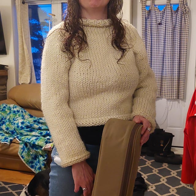 Knitting Pattern Harlow Sweater Top Down Knitting Sweater