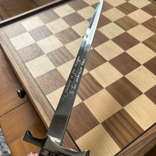 Personalized Graving On A Sword Or Dagger #Terresss