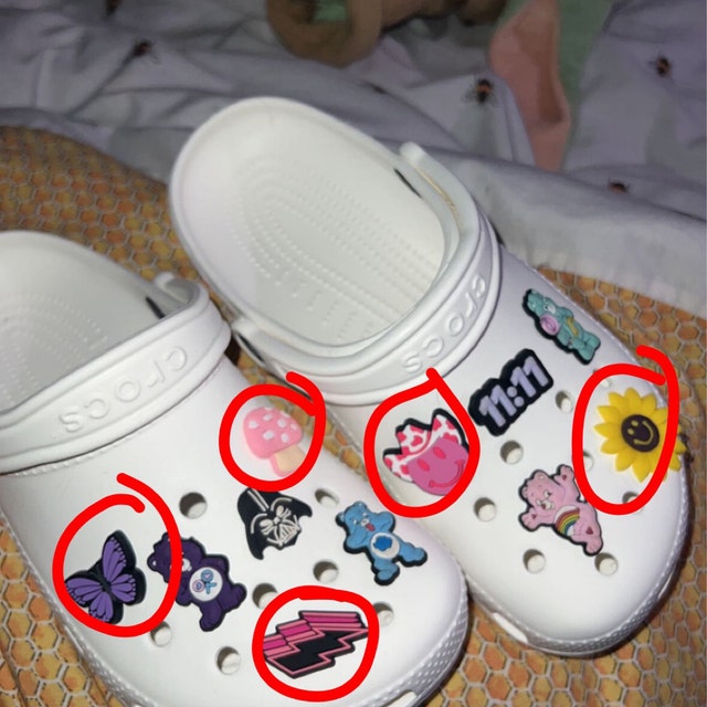  25 Pcs Pink Preppy Shoe Charms, Cute Shoe Accessories