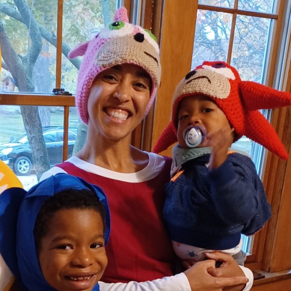 Crochet Sonic INSPIRED Hat/ Sonic the Hedgehog Hat/ Blue Sonic Beanie ...