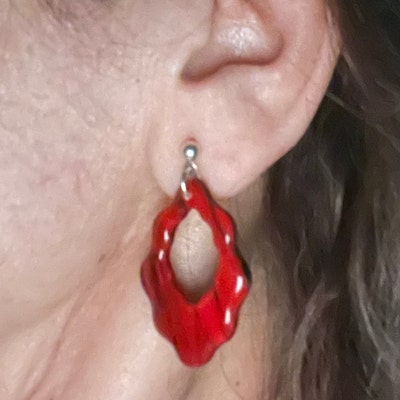 Acrylic Baseball Stud Earrings - Sports Jewelry For Women, Fashion Accessories For Fans & Players - View #3