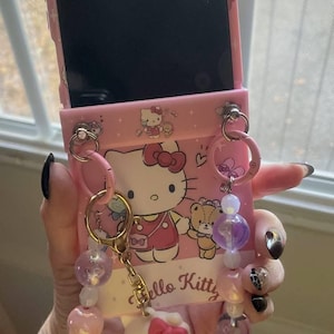 Kawaii Kuromi & Hello Kitty Samsung Galaxy Z Flip Case With